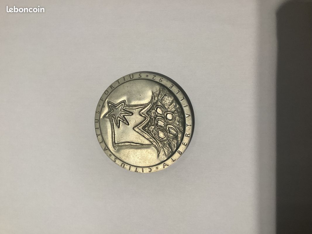 Médaille Participant Jeux Olympiques Albertville 92 - Monnaie De Paris