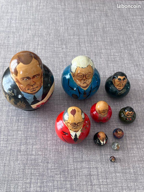 Poupees russses 10 pièces - Gjhel - Merveilles Russie Poupees russses 10 pièces - Gjhel - Merveilles Russie