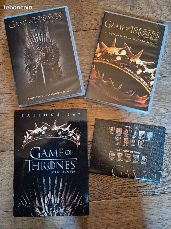 Coffret DVD Games of thrones S1-2 (image 2)
