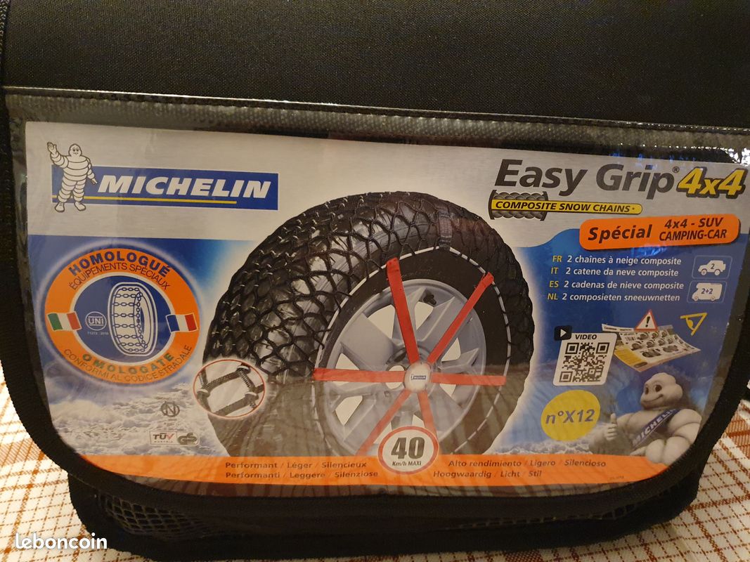 Chaînes à neige Michelin Easy Grip X12 - Équipement auto