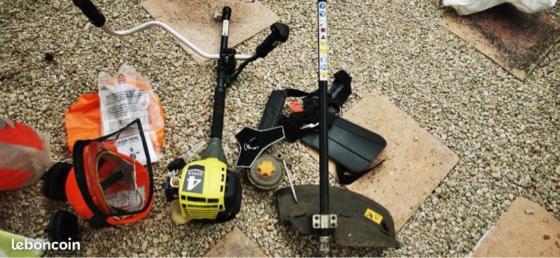 Débroussailleuse thermique 4temps Ryobi + outils taille haie (image 2)