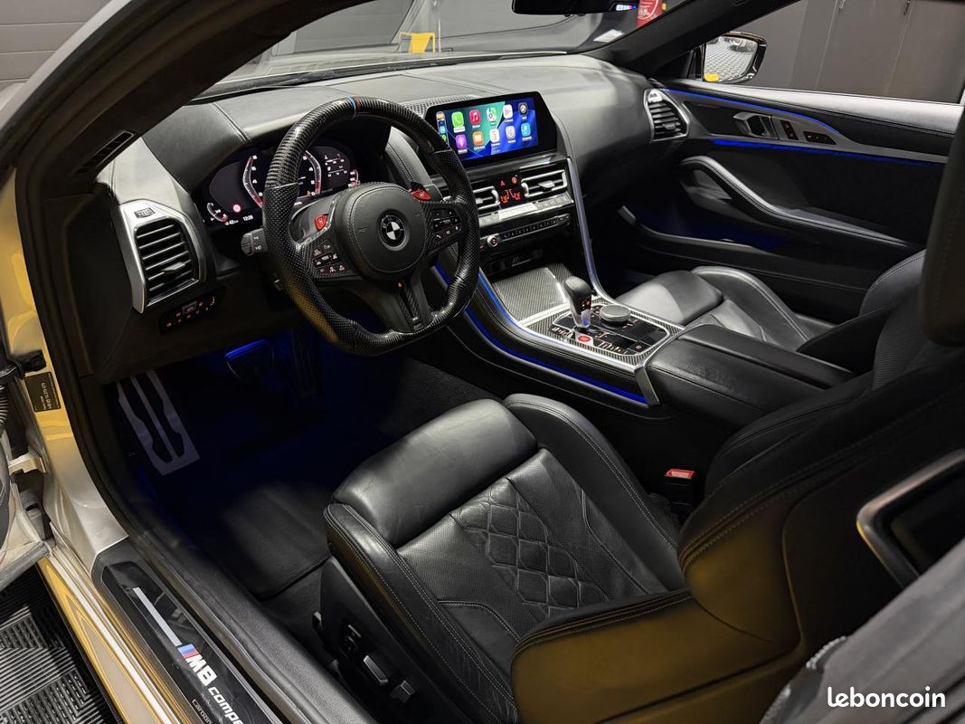 BMW M8 Compétition V8 4.4 625 cv Coupé xDrive - PACK CARBONE / LASER / CERAMIQUES / HARMAN KARDON / HUD (image 12)