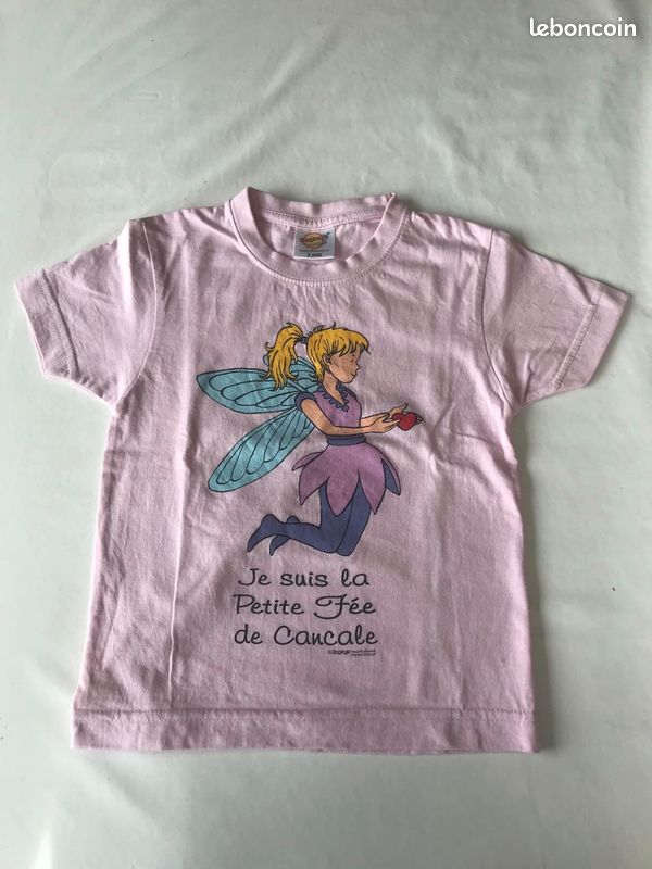 T-shirt neuf rose fée de Cancale 2 ans (image 1)