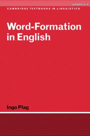 Word-Formation in English - Ingo Plag (image 1)