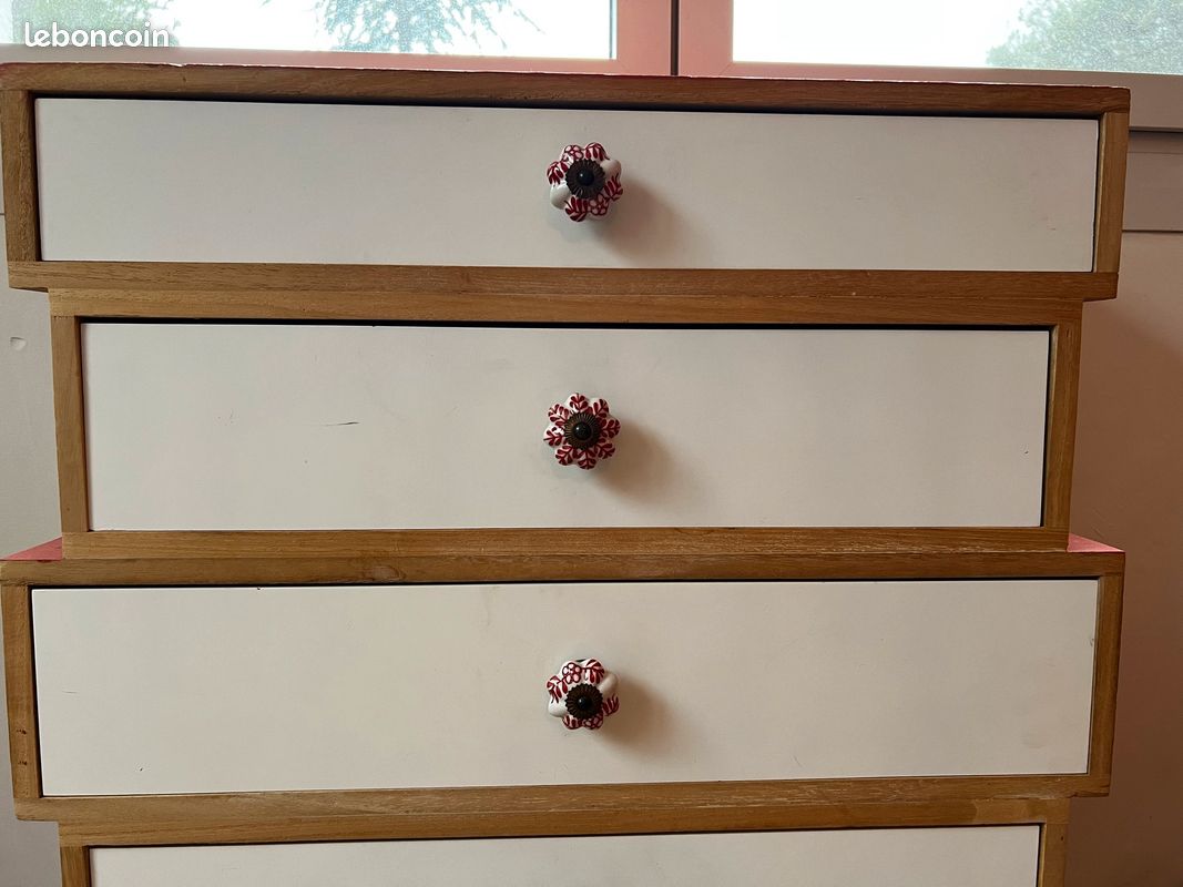 Chiffonier / semainier scandinave bois (image 9)
