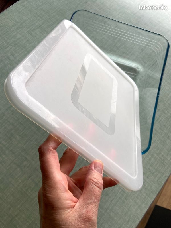 Plat en Pyrex 1,5L avec couvercle NEUF (image 4)