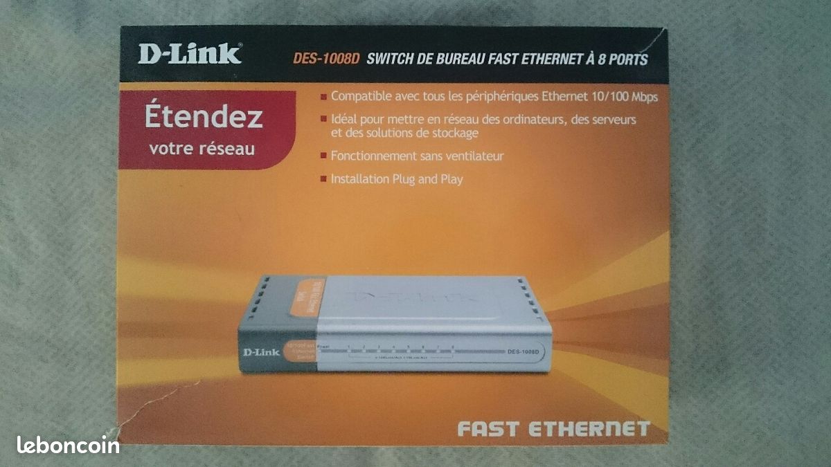 2 Switch 8 ports D-Link (image 1)