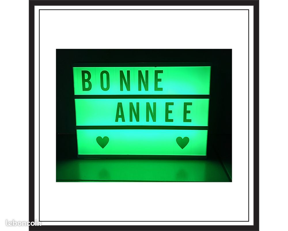 Light Box - Boite lumineuse pour message personnalisé (image 1)