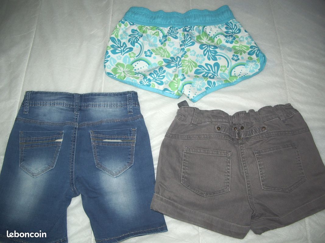 Lot de 2 shorts 10 ans fille (lot 10-11) (image 2)