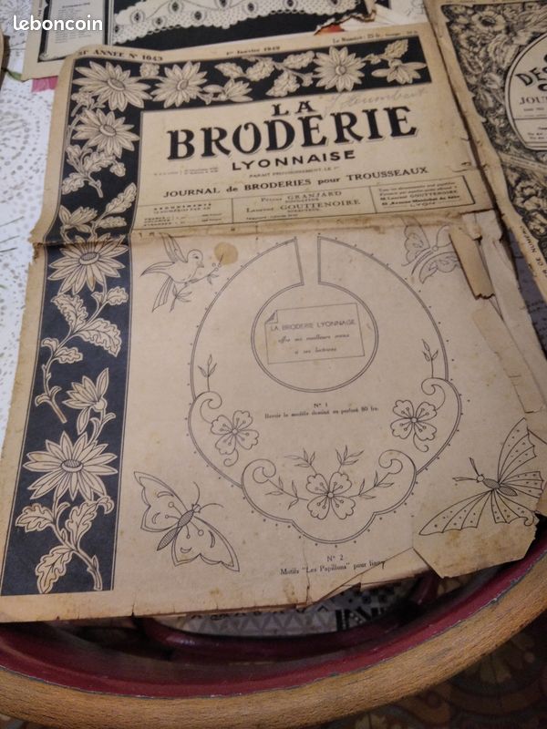 Livres de Couture broderie et pochoirs (image 4)