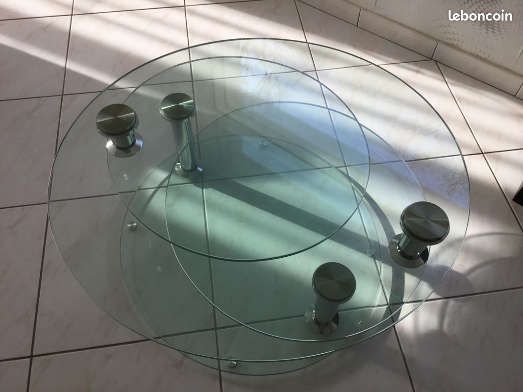 Table de salon en verre (image 1)