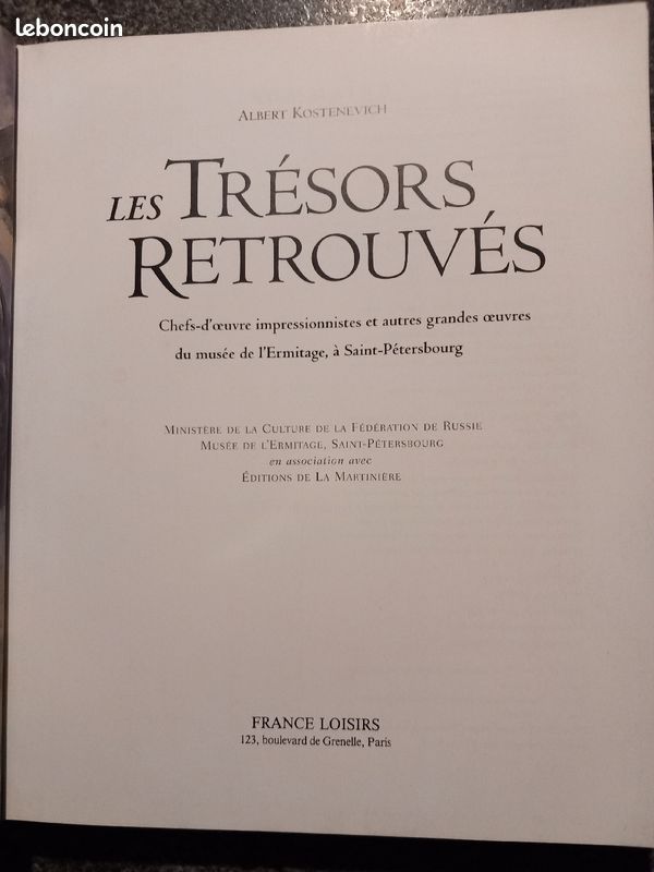 Livre LES TRESORS RETROUVES (image 4)