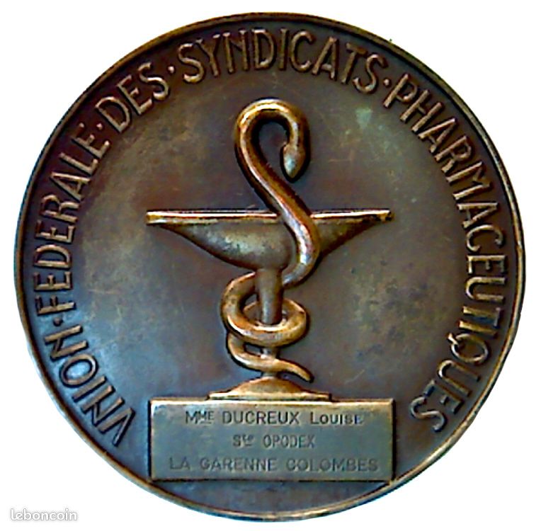Médaille 50e Anniversaire – Chambre Syndicale Fabricants Produits Pharmaceutiques – H. Nocq – 1929 – Bronze