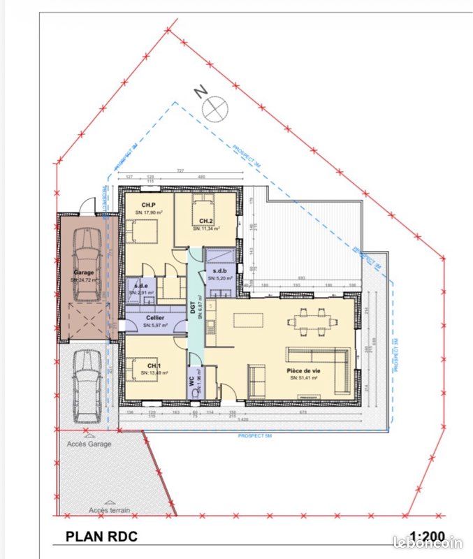 Terrain viabilisé · à Saint-Didier-de-la-Tour · 72 000 €