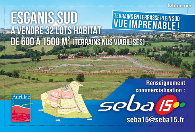 Aurillac escanis - terrains a batir