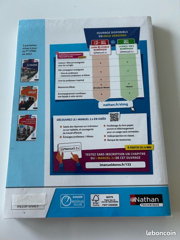 Manuel Management Sciences de Gestion et Numérique Terminale STMG (image 3)
