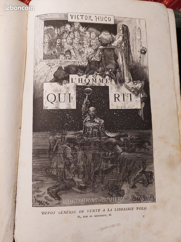 Livre ancien de Victor Hugo du 19éme siècle (image 1)