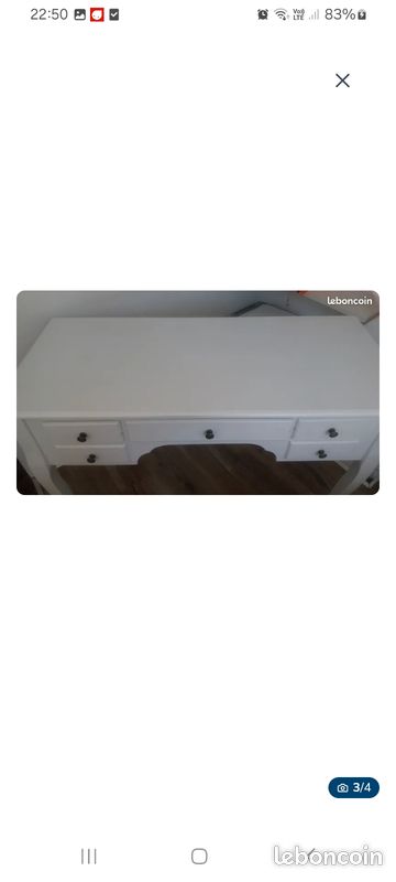 Bureau blanc (image 3)