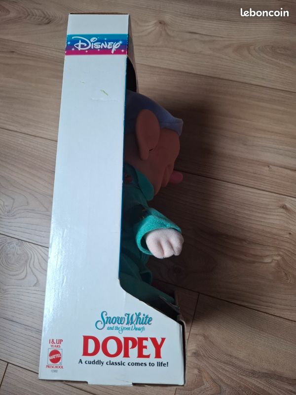 Poupées Blanche Neige Et Les 7 Nains – Mattel 1992 – Boîte D'origine Avec Accessoires