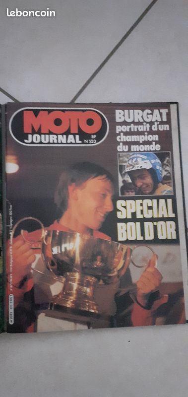 Lot de 20 MOTO JOURNAL 1981 à 1985 avec Reliure (image 8)