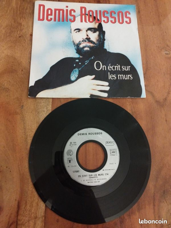Demis Roussos On écrit sur les murs 45t (image 1)