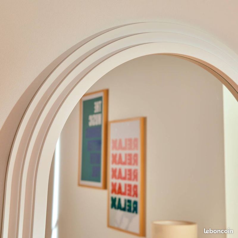 Miroir arche EMILY 160cm, blanc (image 4)