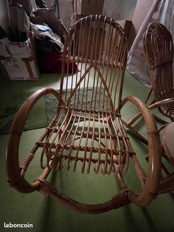 Rocking-chair lot + table (image 2)