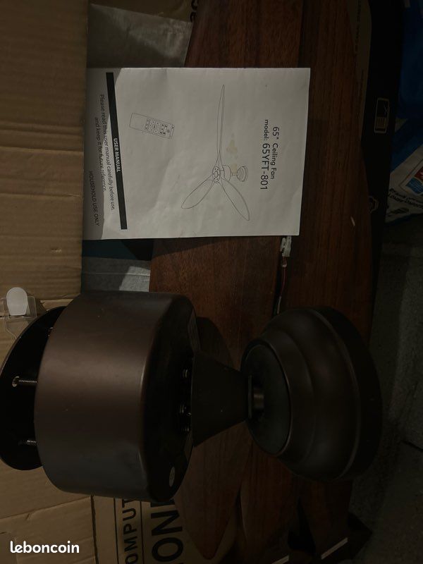 Plafonnier ventilateur (image 1)