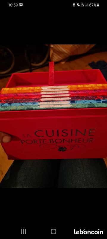Coffret livres la cuisine porte bonheur (image 1)