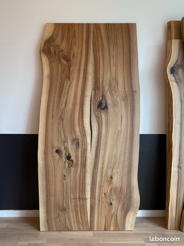Table extensible en noyer allonges bois 210x100 cm - Albâtre | Maison