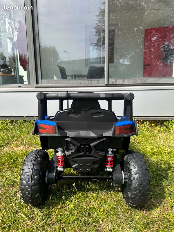 Buggy Électrique Enfant 12V Bleu – 2 Moteurs, 1 Place (image 5)