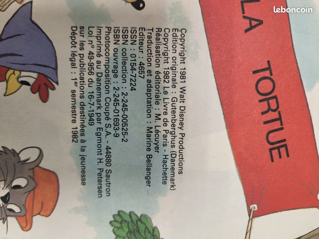 Lot de bande dessinée Walt Disney année 70 (image 10)