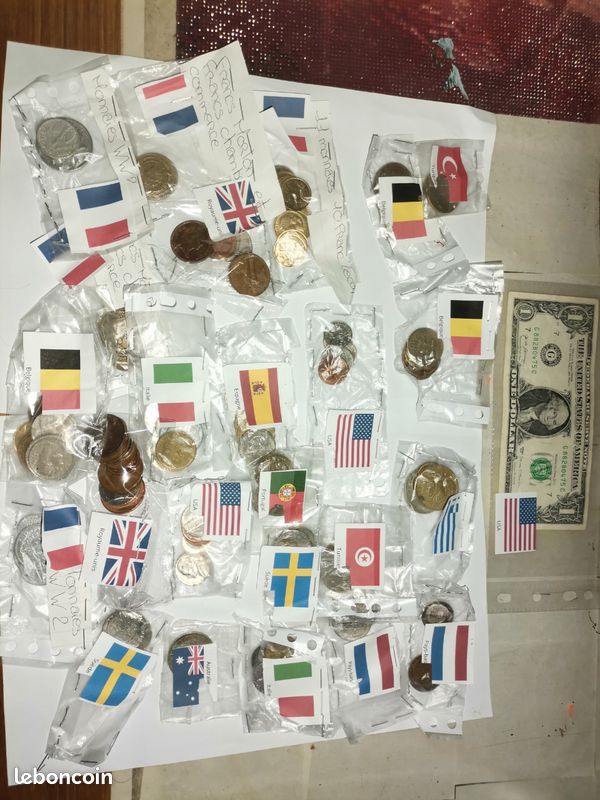 Lots de pièces et de billets (image 5)