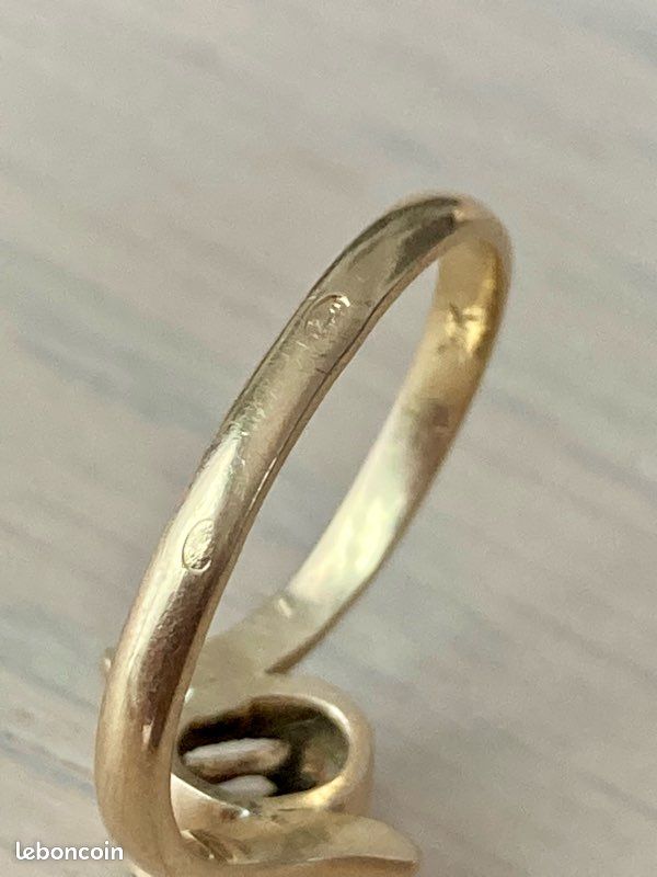 Bague solitaire Or 18K (750) & saphir bleu nuit — Élégante & Poinçonnée (image 6)