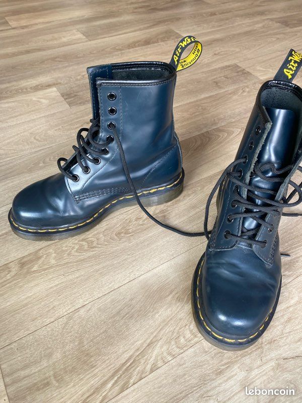 Bottines Doc Martens Bleu Marine Femme Martens Bottes Homme Femmes