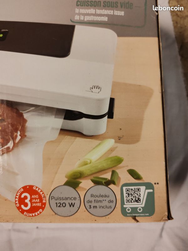 Appareil de mise sous vide, filmage (image 3)