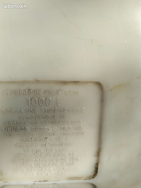 Cuve fuel 1000 litres (image 5)
