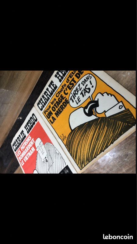 Lot 2 Charlie Hebdo comme neuf (image 2)