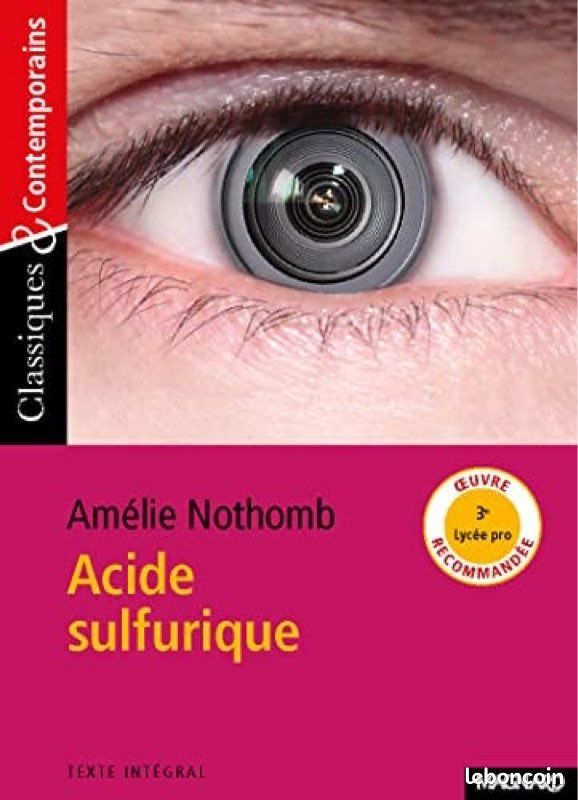 Acide Sulfurique de Amélie Nothomb (image 1)