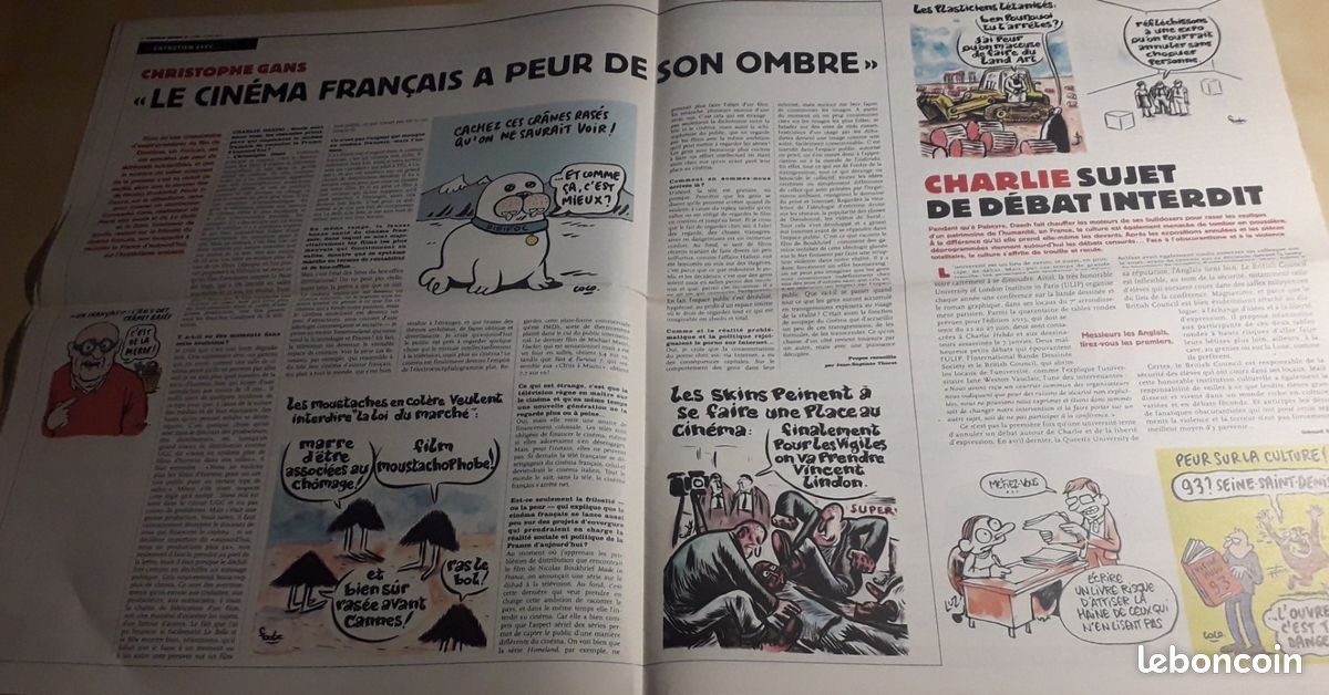 Charlie Hebdo n°1193 (03/06/2015) - Vignerons contre Insecticides / Le Cinéma Français a peur de son Ombre (image 3)