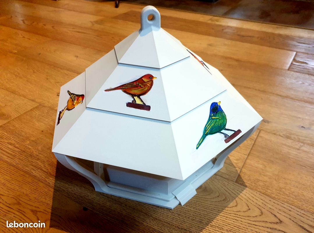 DARLUX Mangeoire Pour Oiseaux - En Bois - Taille L Ou XL