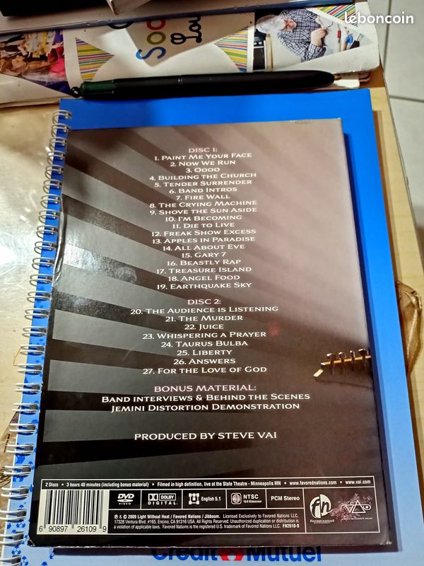 DVD Steve vai (image 2)