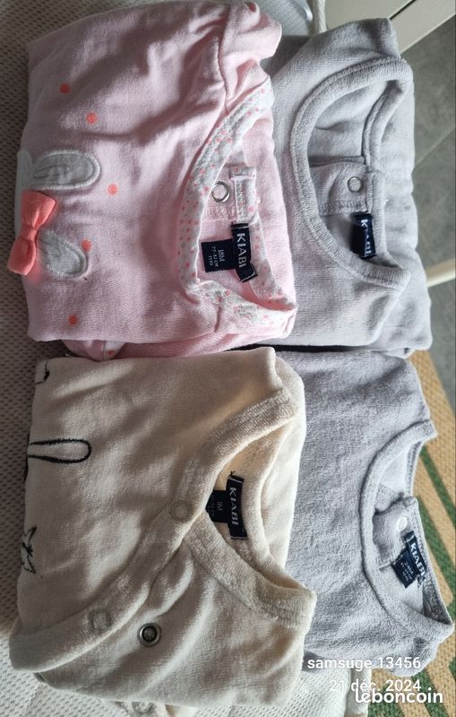 Lot de pyjama kiabi 1 à 24 mois (image 1)