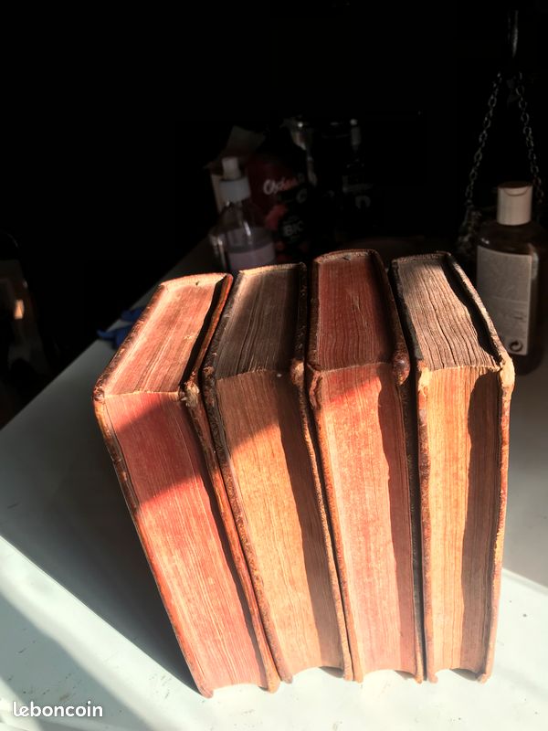Livres anciens reliures cuir 18ème siècle (image 5)