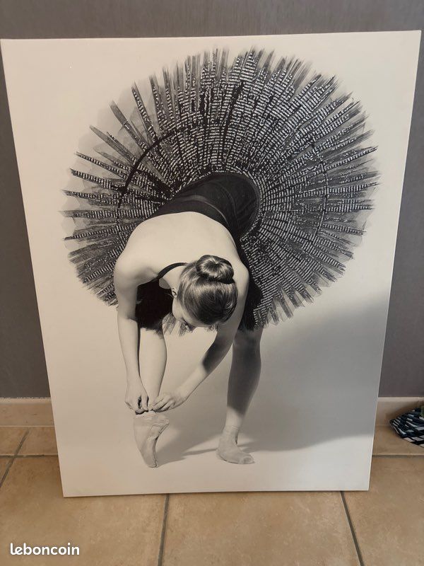 Tableau sur toile danseuse (image 1)