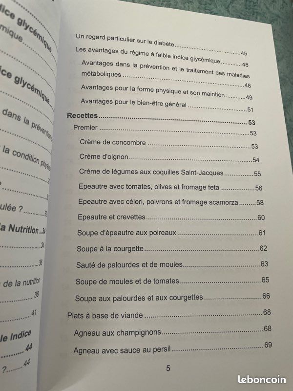 Livre le régime IG Bas (image 4)