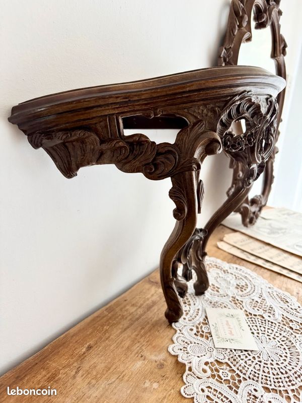 Grand miroir et sa console (image 6)