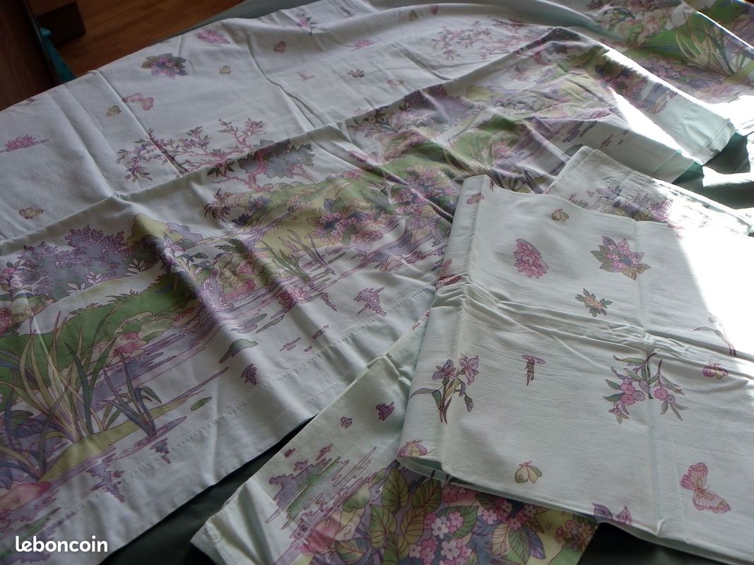 Parure BASSETTI paysage lacustre pour un lit d'une personne (image 1)