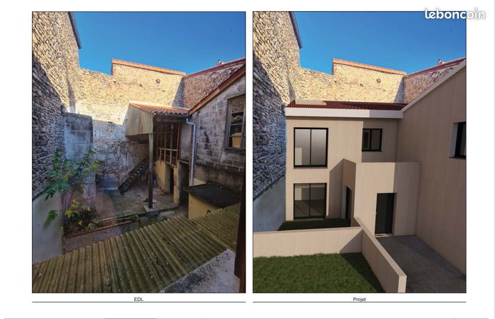 Maison de ville 3 pièces 63 m²