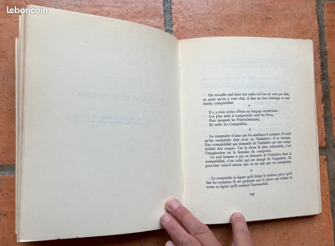 Propos de O. L. Barenton – Auguste Detœuf – humour & aphorismes – 1956 – très bon état (image 10)